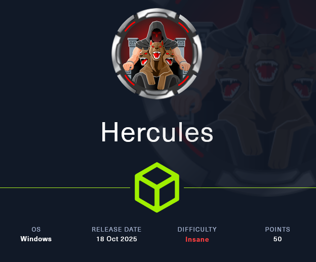 Hercules HackTheBox Machine - Coming Soon